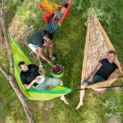 LA SIESTA Doppel-Reisehängematte Colibri 3.0, Palm, Bis 180 Kg, Reißfest, Leicht 28 LA SIESTA Doppel-Reisehängematte Colibri 3.0, Palm, Bis 180 Kg, Reißfest, Leicht -Gartenmöbel 3940200285 Doppel Reisehaengematte Colibri 3 0 Palm Nylon Stoff 3 61192