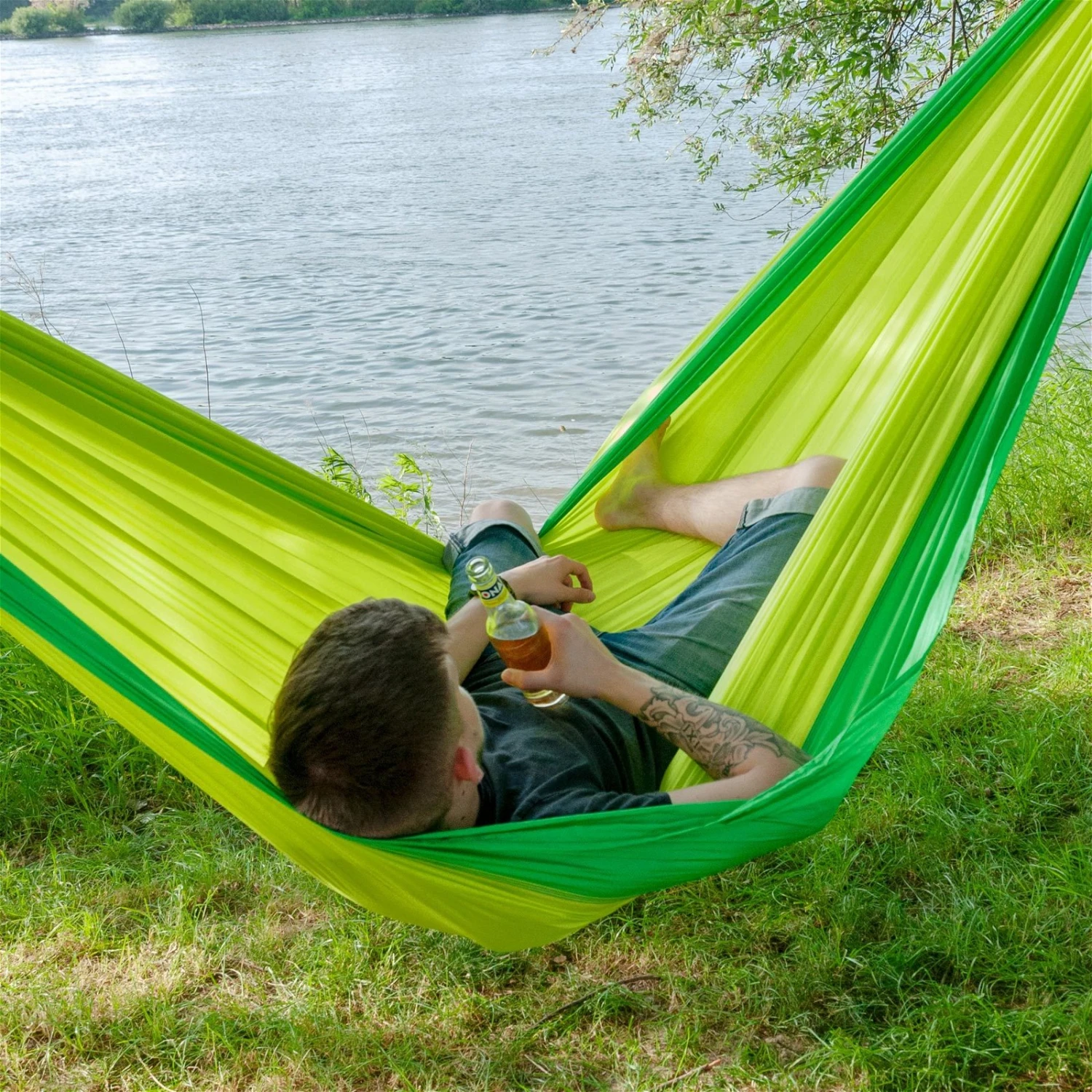 LA SIESTA Doppel-Reisehängematte Colibri 3.0, Palm, Bis 180 Kg, Reißfest, Leicht 14 LA SIESTA Doppel-Reisehängematte Colibri 3.0, Palm, Bis 180 Kg, Reißfest, Leicht – Bild 12