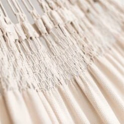 LA SIESTA Kingsize Hängematte 'Bossanova', Latte -Gartenmöbel 3940200348 Kingsize Haengematte Bossanova Latte Bio Baumwolle 7 106149