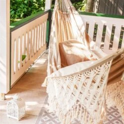 LA SIESTA Kingsize Hängematte 'Bossanova', Muscade 13 LA SIESTA Kingsize Hängematte 'Bossanova', Muscade -Gartenmöbel 3940200350 Kingsize Haengematte Bossanova Muscade Bio Baumwolle 3 106163