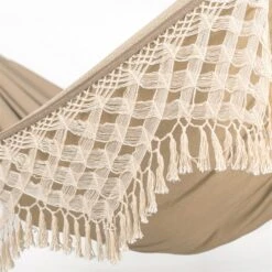 LA SIESTA Kingsize Hängematte 'Bossanova', Muscade 14 LA SIESTA Kingsize Hängematte 'Bossanova', Muscade -Gartenmöbel 3940200350 Kingsize Haengematte Bossanova Muscade Bio Baumwolle 4 106164