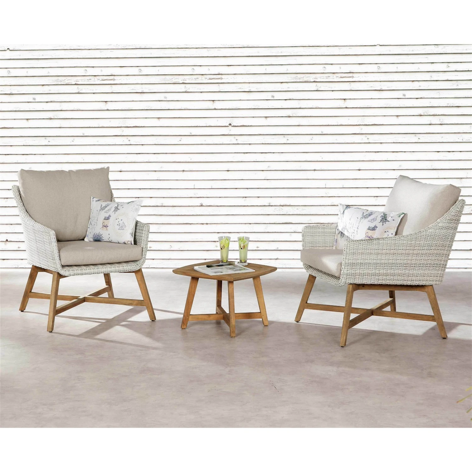 Best Lounge-Sessel "Paterna" Aus Teakholz, Mit Auflage 5 Best Lounge-Sessel "Paterna" Aus Teakholz, Mit Auflage – Bild 3