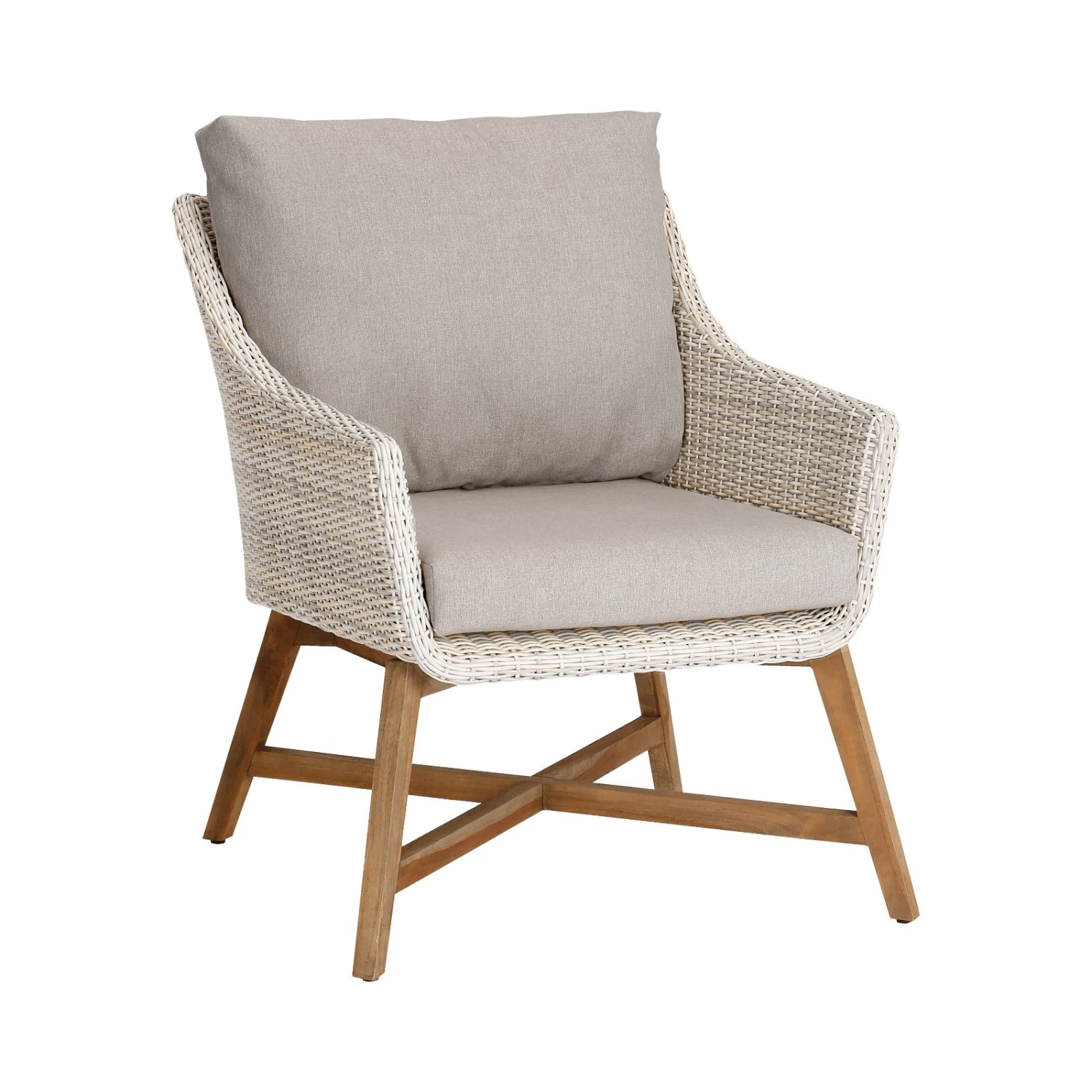 Best Lounge-Sessel "Paterna" Aus Teakholz, Mit Auflage 3 Best Lounge-Sessel "Paterna" Aus Teakholz, Mit Auflage