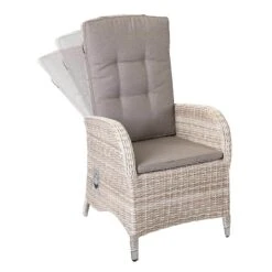 Kölle Geflechtsessel "Colorado" Verstellbar, Mixgrau, Inkl. Auflage -Gartenmöbel 3950100818 Geflechtsessel verstellt 64453