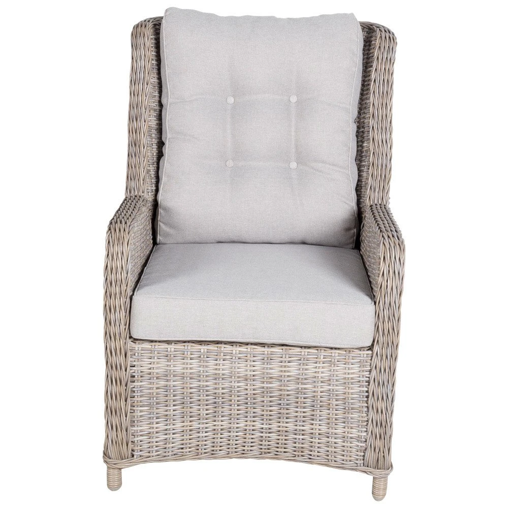 Kölle Geflecht-Sessel 'Heidelberg' Rattanbraun, Verstellbar, Inkl. Auflage 3 Kölle Geflecht-Sessel 'Heidelberg' Rattanbraun, Verstellbar, Inkl. Auflage – Bild 2