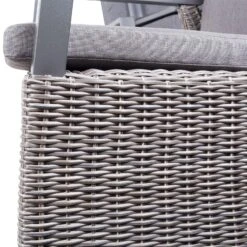 Kölle Sessel 'Bremen', Verstellbare Rückenlehne, Alu, Kunstrattan, 109 X 72 Cm -Gartenmöbel 3950100979 Geflechtsessel Bremen Koelle braun inkl Auflage Ruecken verstellbar7 70303