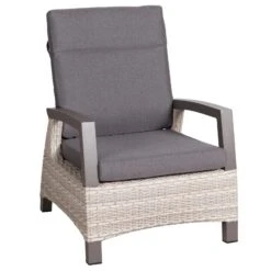 Geflechtsessel 'Neuseeland' Inkl. Auflagen -Gartenmöbel 3950101001 Geflechtsessel Neuseeland Alugestell Geflecht inkl Auflage 6 83672