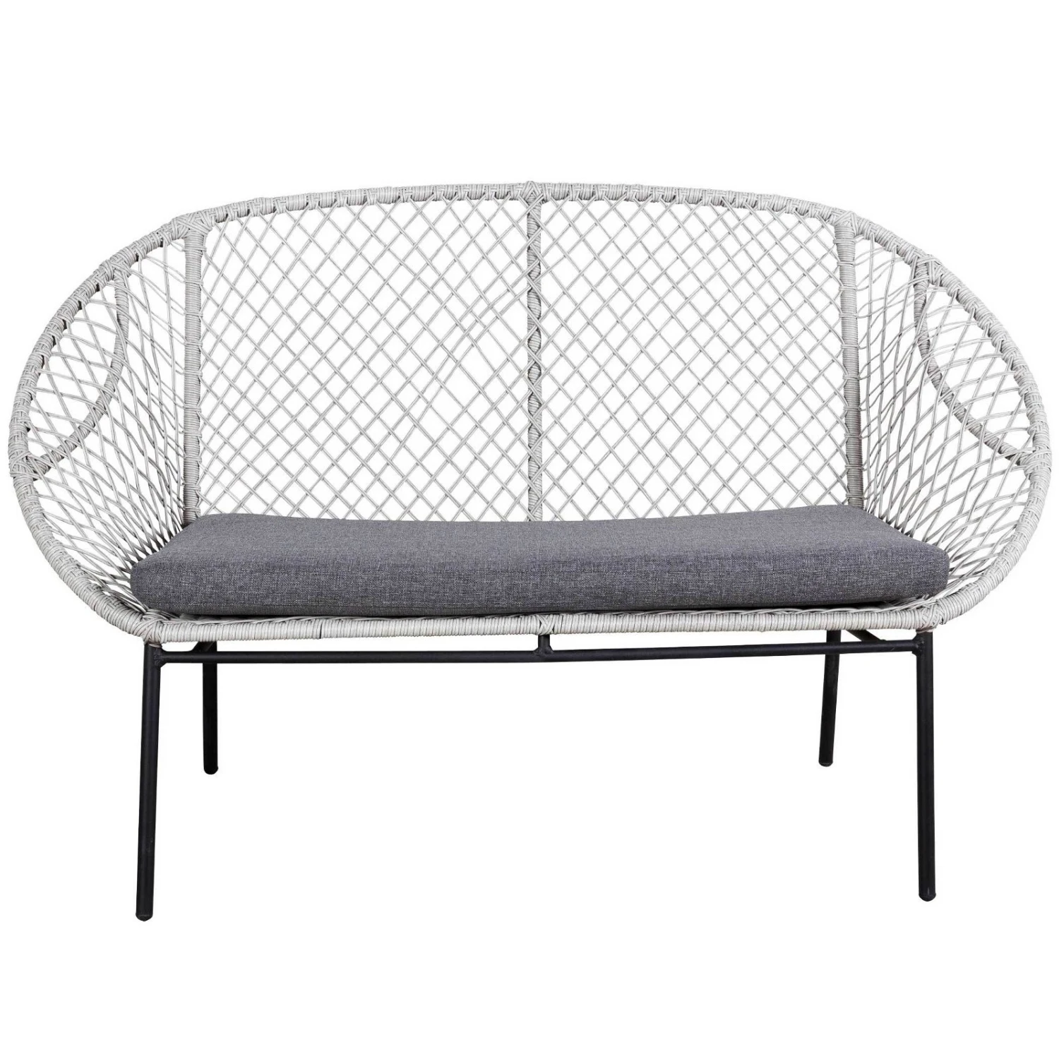 Sitzmöbelgruppe 'Nairobi' Inkl. Auflagen, 4-teilig, Grau 4 Sitzmöbelgruppe 'Nairobi' Inkl. Auflagen, 4-teilig, Grau – Bild 2