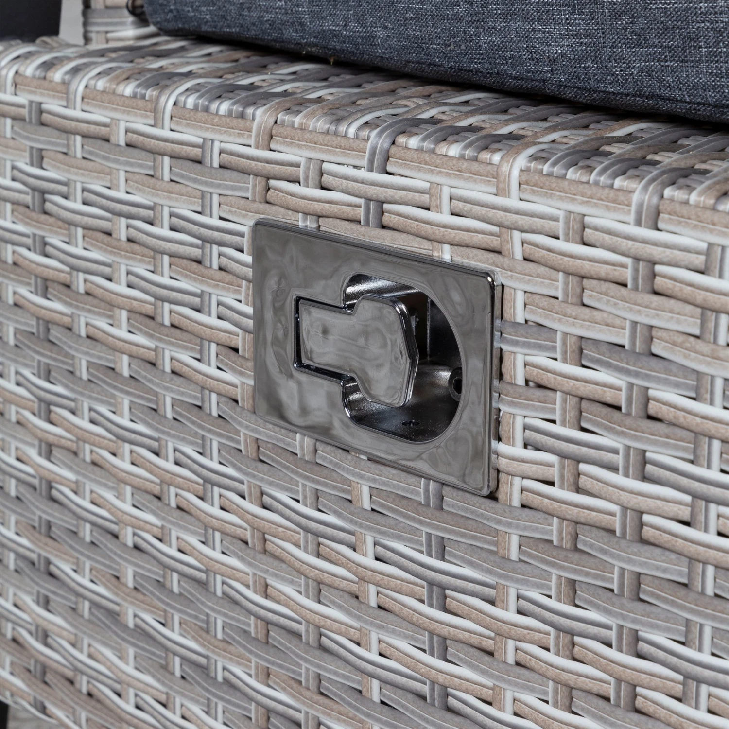 Geflechtsessel 'Westerland', Grau 6 Geflechtsessel 'Westerland', Grau – Bild 4