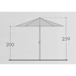 Doppler Sonnenschirm 'Active Auto Tilt', Ø 320 Cm -Gartenmöbel Active Auto Tilt 320 Abmessung 67378