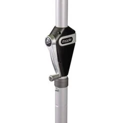 Doppler Sonnenschirm 'Active Auto Tilt 280' Aus Aluminium, Ø 280 Cm 13 Doppler Sonnenschirm 'Active Auto Tilt 280' Aus Aluminium, Ø 280 Cm -Gartenmöbel Active Auto tilt 280 Kurbel Seitenansicht 67370
