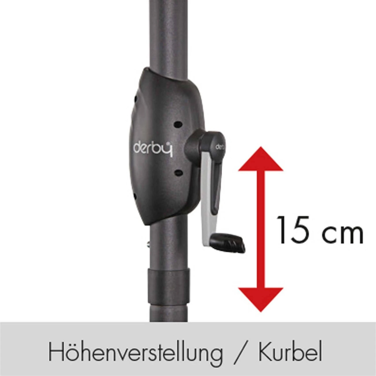 Doppler Kurbelschirm 'Basic Lift NEO', 250 X 200 Cm 5 Doppler Kurbelschirm 'Basic Lift NEO', 250 X 200 Cm – Bild 3