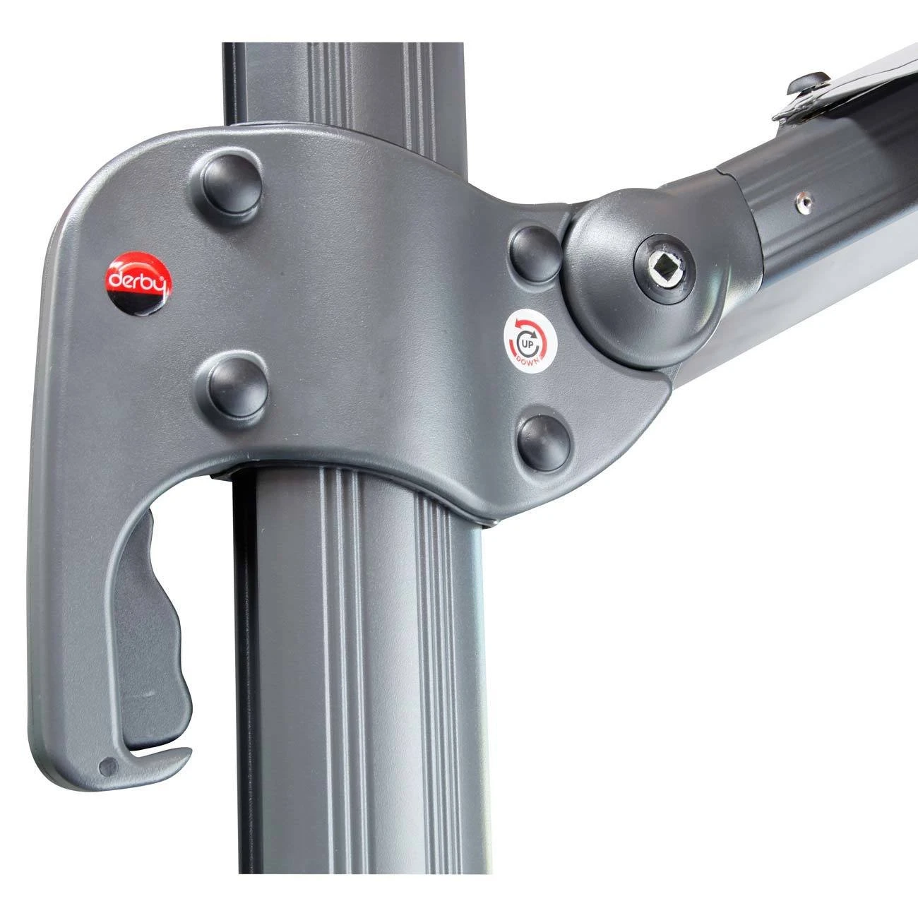 Doppler Pendelschirm 'Ravenna 400', Um 360° Drehbar, Ø 400 Cm, Natur 7 Doppler Pendelschirm 'Ravenna 400', Um 360° Drehbar, Ø 400 Cm, Natur – Bild 5