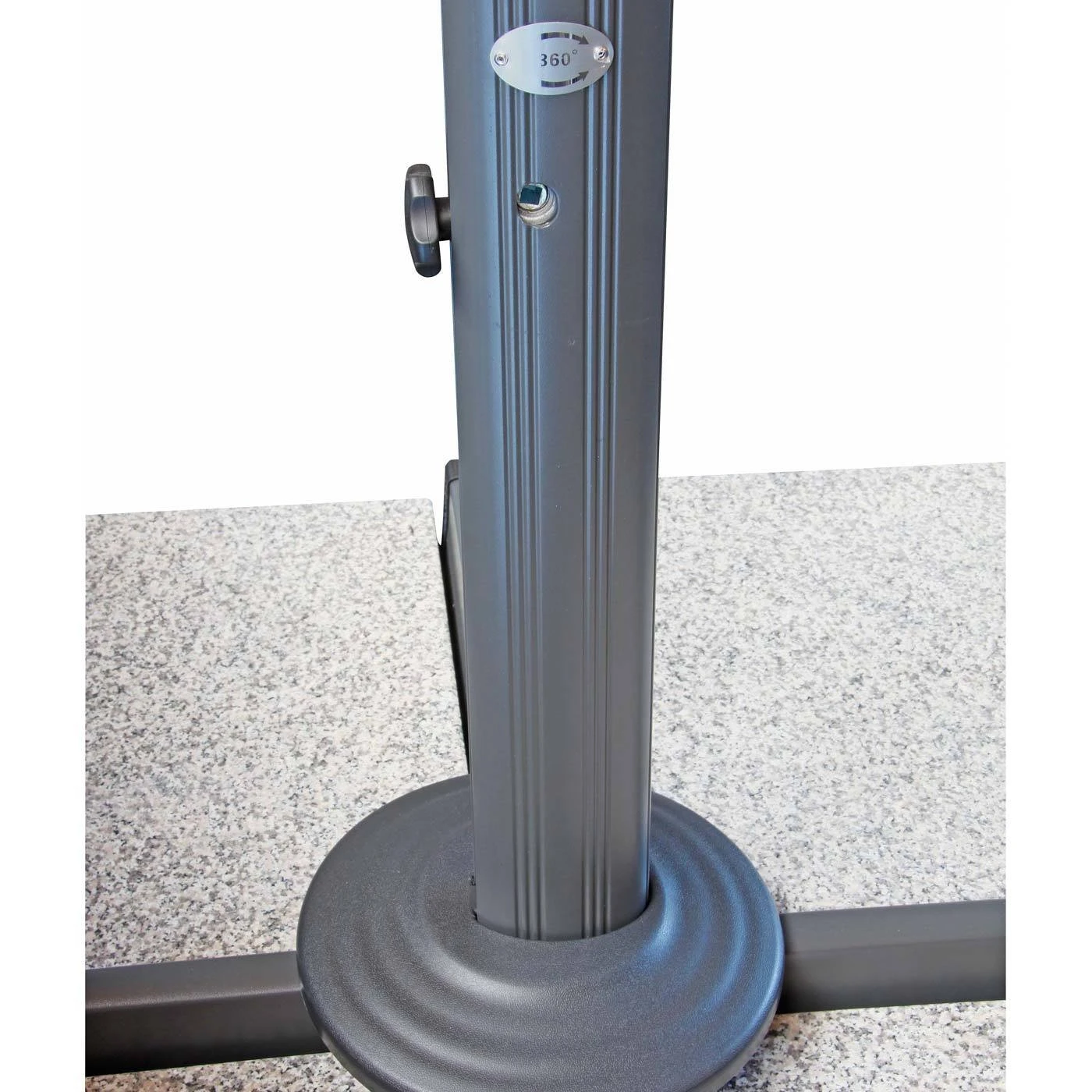 Doppler Pendelschirm 'Ravenna 400', Um 360° Drehbar, Ø 400 Cm, Natur 9 Doppler Pendelschirm 'Ravenna 400', Um 360° Drehbar, Ø 400 Cm, Natur – Bild 7